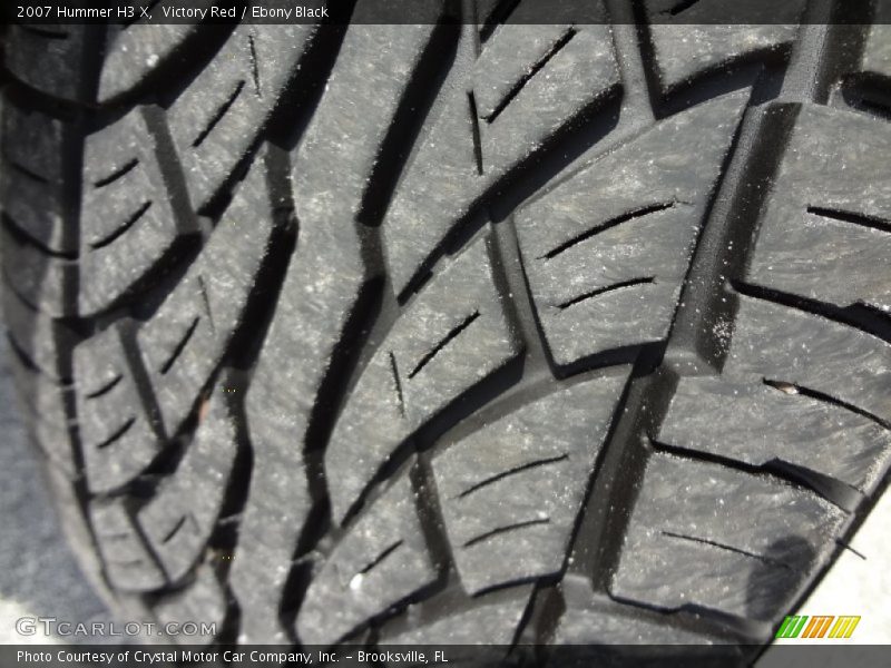 Victory Red / Ebony Black 2007 Hummer H3 X