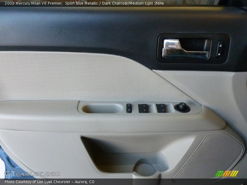 Sport Blue Metallic / Dark Charcoal/Medium Light Stone 2009 Mercury Milan V6 Premier