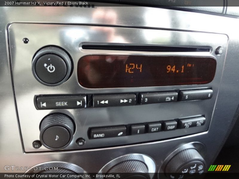 Victory Red / Ebony Black 2007 Hummer H3 X