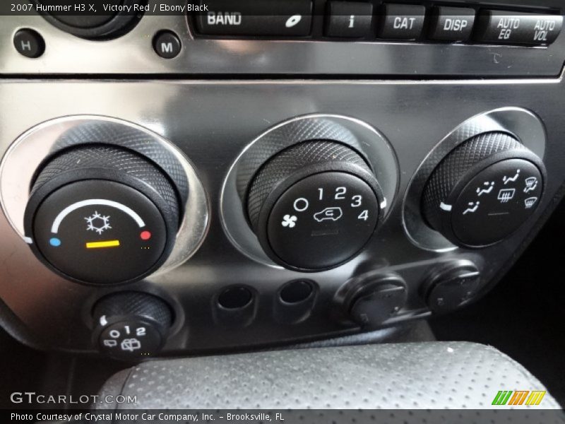 Victory Red / Ebony Black 2007 Hummer H3 X