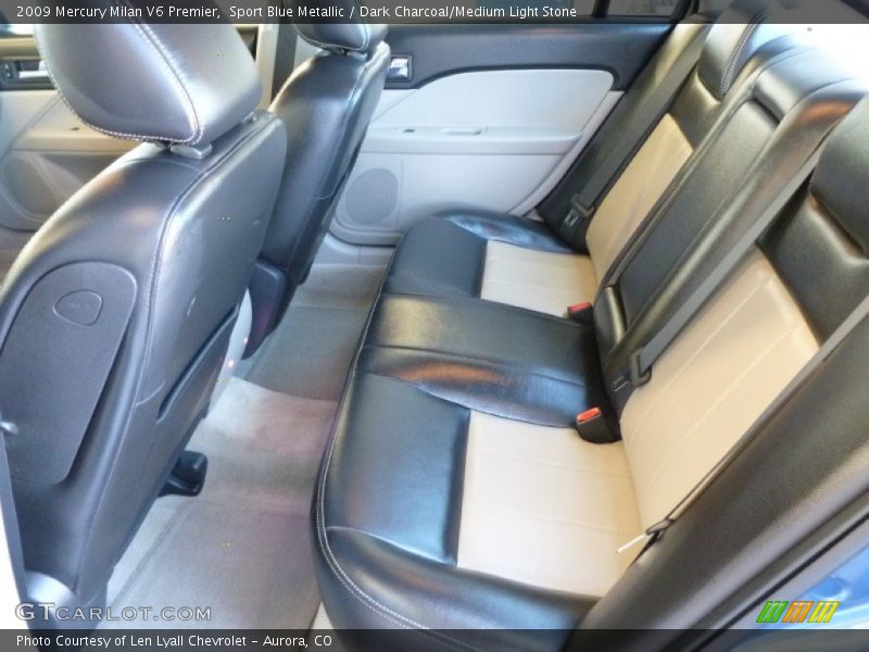 Sport Blue Metallic / Dark Charcoal/Medium Light Stone 2009 Mercury Milan V6 Premier