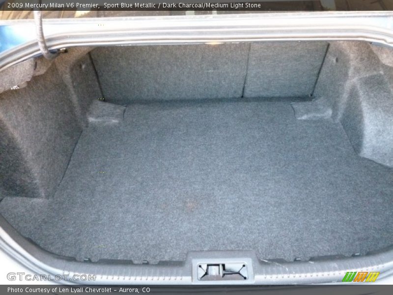 Sport Blue Metallic / Dark Charcoal/Medium Light Stone 2009 Mercury Milan V6 Premier