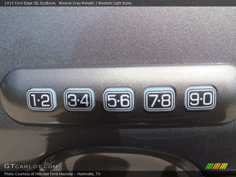 Mineral Gray Metallic / Medium Light Stone 2013 Ford Edge SEL EcoBoost