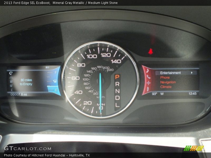 Mineral Gray Metallic / Medium Light Stone 2013 Ford Edge SEL EcoBoost
