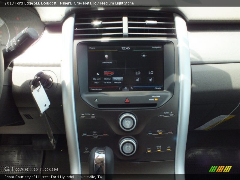 Mineral Gray Metallic / Medium Light Stone 2013 Ford Edge SEL EcoBoost