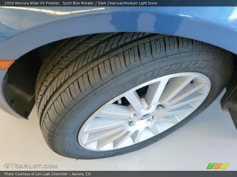 Sport Blue Metallic / Dark Charcoal/Medium Light Stone 2009 Mercury Milan V6 Premier