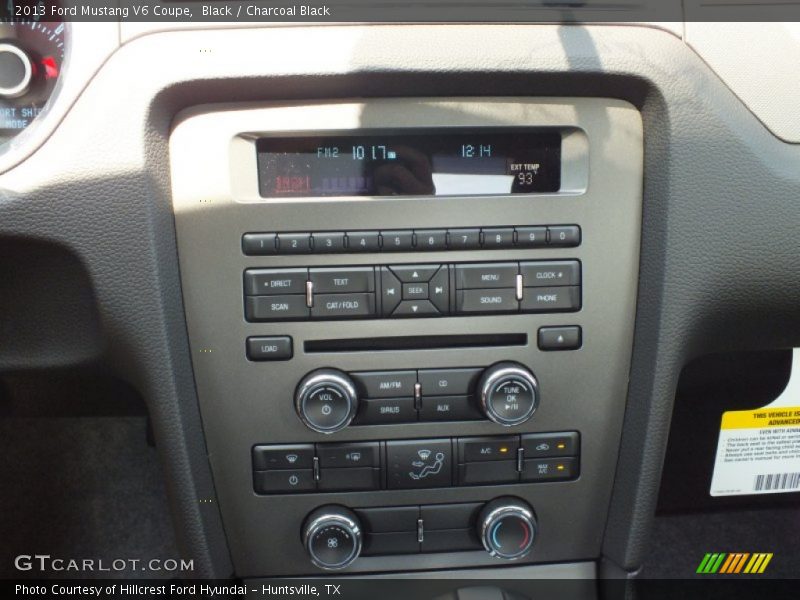 Black / Charcoal Black 2013 Ford Mustang V6 Coupe