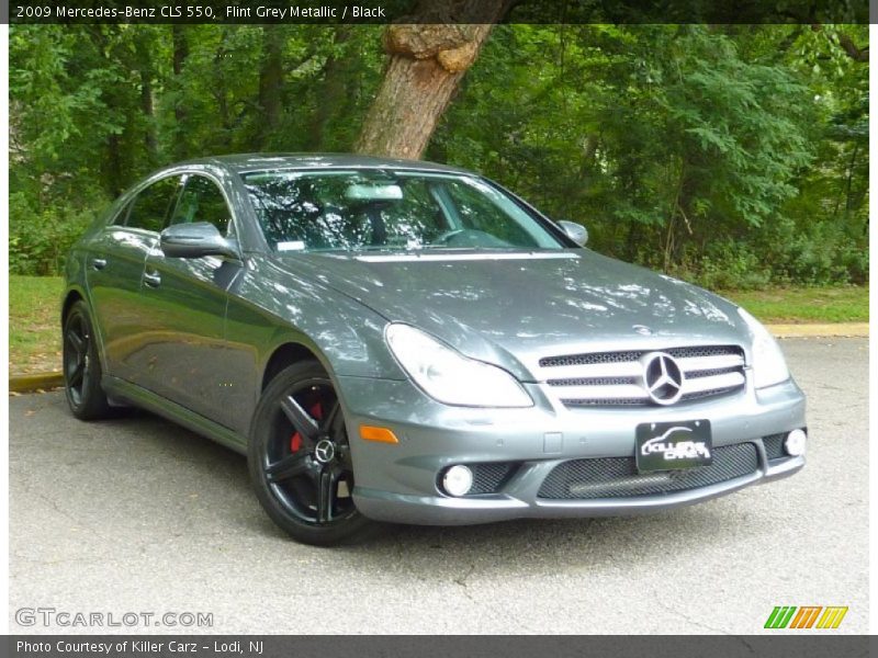 Flint Grey Metallic / Black 2009 Mercedes-Benz CLS 550