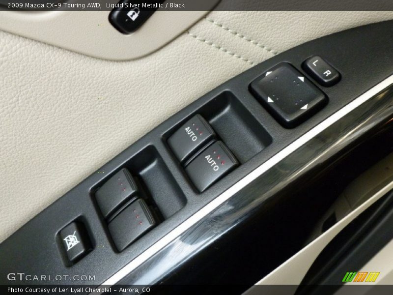 Liquid Silver Metallic / Black 2009 Mazda CX-9 Touring AWD