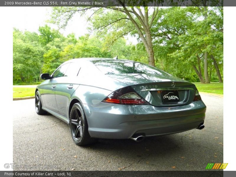 Flint Grey Metallic / Black 2009 Mercedes-Benz CLS 550
