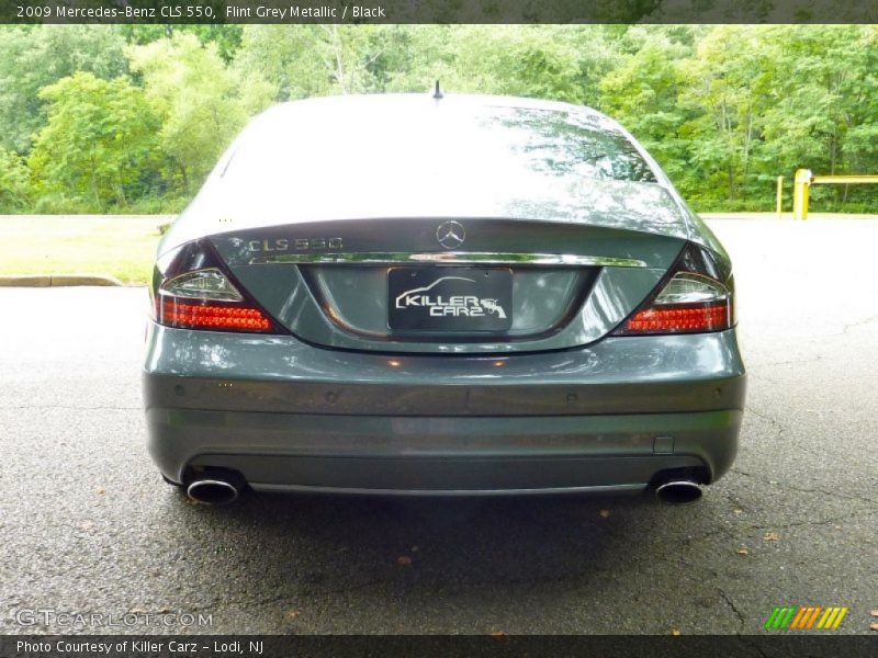 Flint Grey Metallic / Black 2009 Mercedes-Benz CLS 550