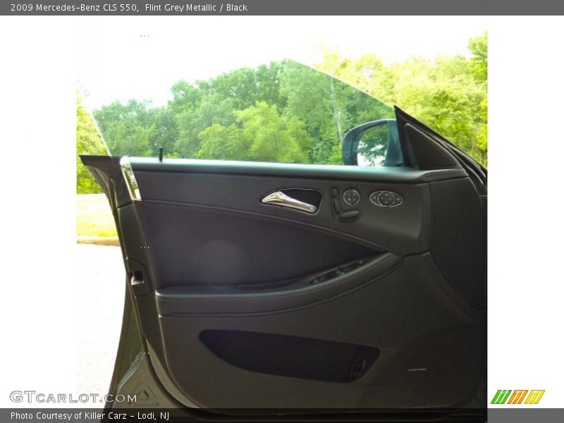 Flint Grey Metallic / Black 2009 Mercedes-Benz CLS 550
