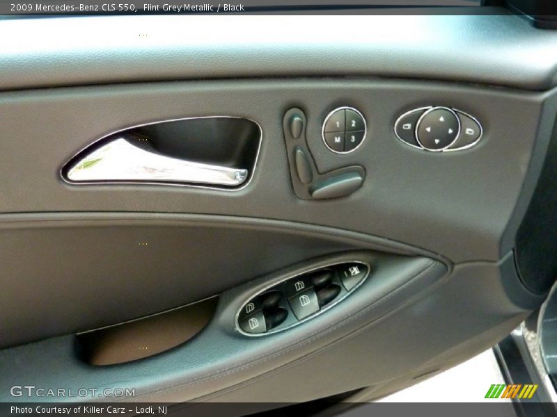 Flint Grey Metallic / Black 2009 Mercedes-Benz CLS 550