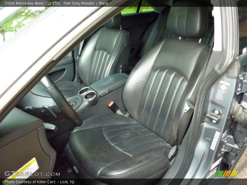 Flint Grey Metallic / Black 2009 Mercedes-Benz CLS 550