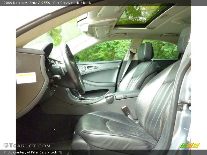 Flint Grey Metallic / Black 2009 Mercedes-Benz CLS 550