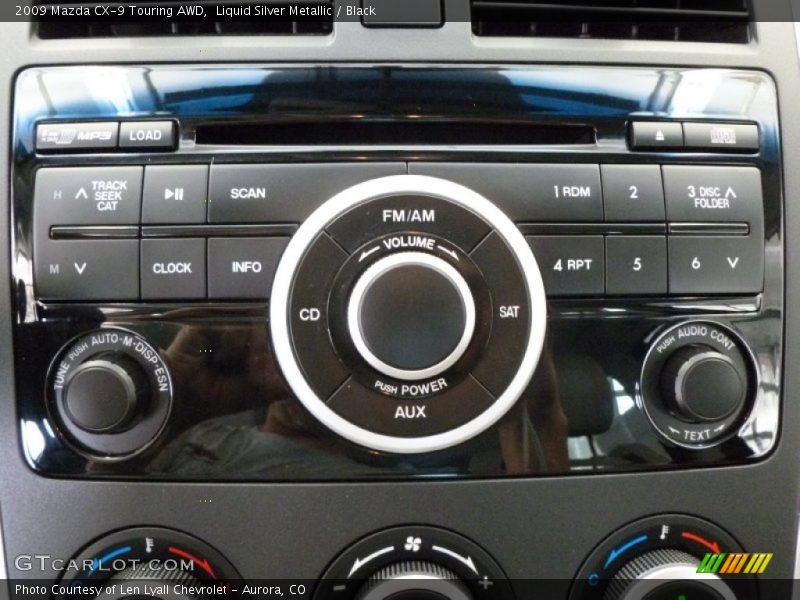 Liquid Silver Metallic / Black 2009 Mazda CX-9 Touring AWD