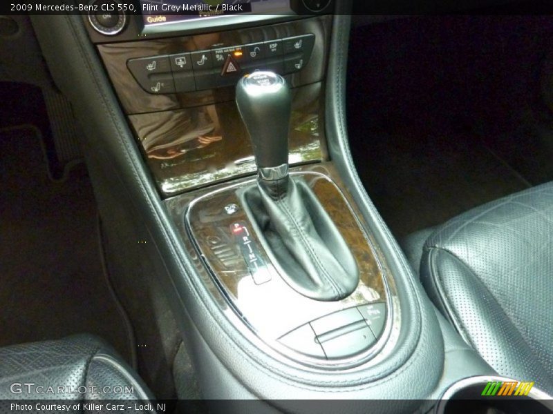 Flint Grey Metallic / Black 2009 Mercedes-Benz CLS 550