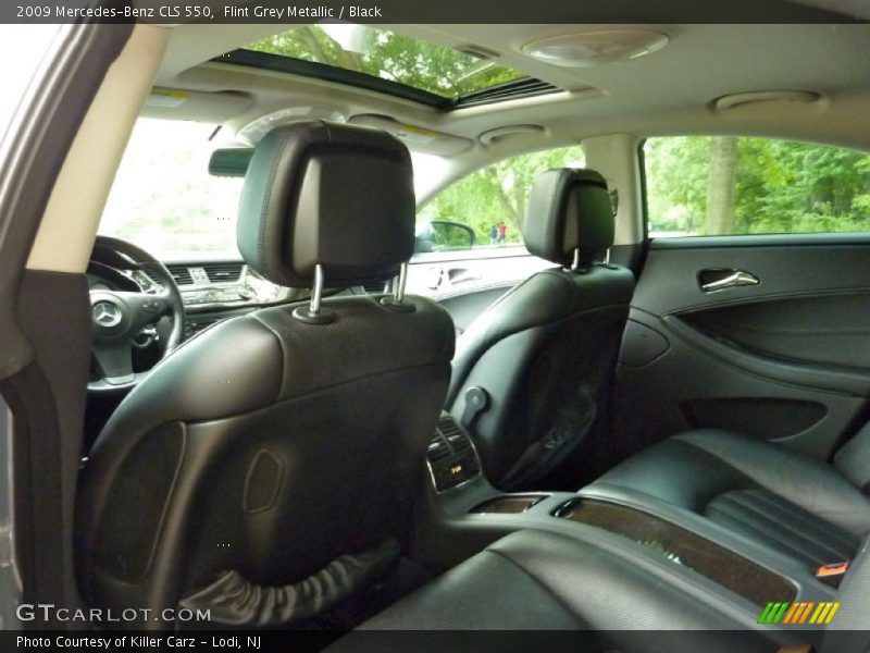 Flint Grey Metallic / Black 2009 Mercedes-Benz CLS 550