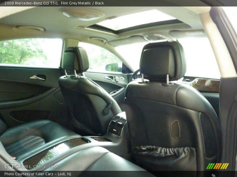 Flint Grey Metallic / Black 2009 Mercedes-Benz CLS 550