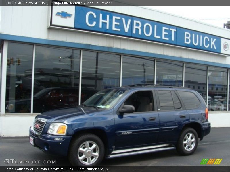 Indigo Blue Metallic / Medium Pewter 2003 GMC Envoy SLE 4x4