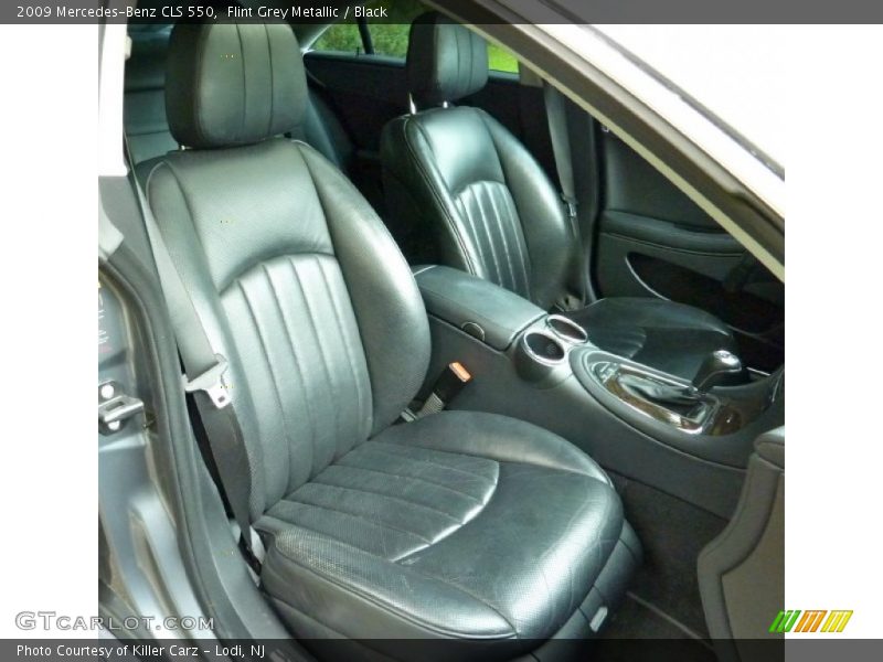 Flint Grey Metallic / Black 2009 Mercedes-Benz CLS 550
