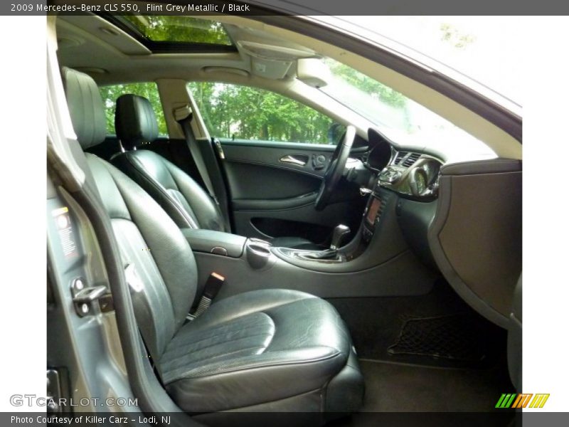 Flint Grey Metallic / Black 2009 Mercedes-Benz CLS 550