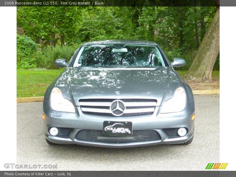 Flint Grey Metallic / Black 2009 Mercedes-Benz CLS 550