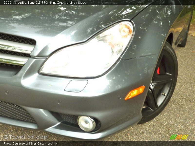 Flint Grey Metallic / Black 2009 Mercedes-Benz CLS 550