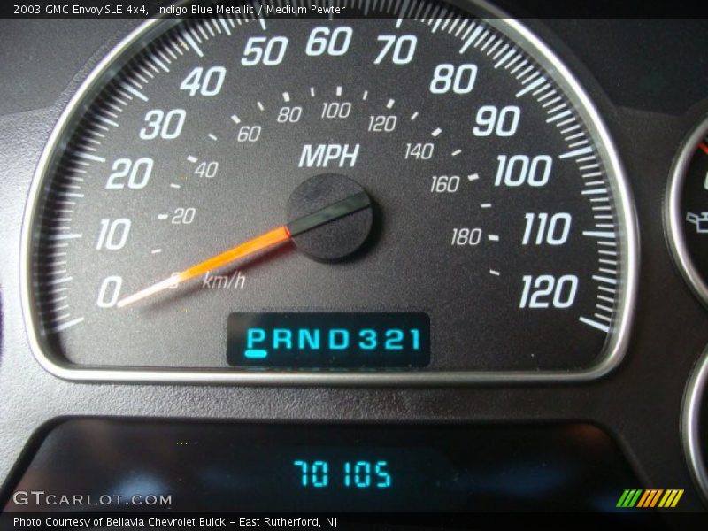 Indigo Blue Metallic / Medium Pewter 2003 GMC Envoy SLE 4x4