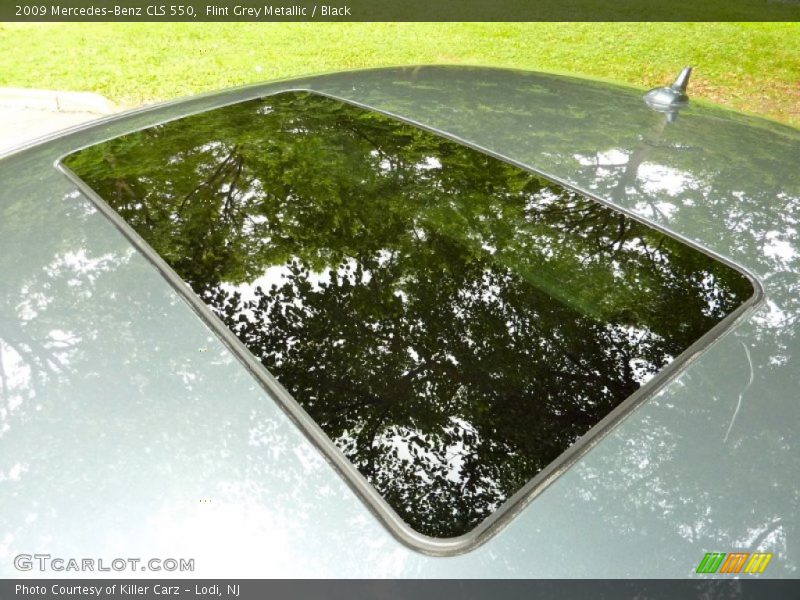 Flint Grey Metallic / Black 2009 Mercedes-Benz CLS 550