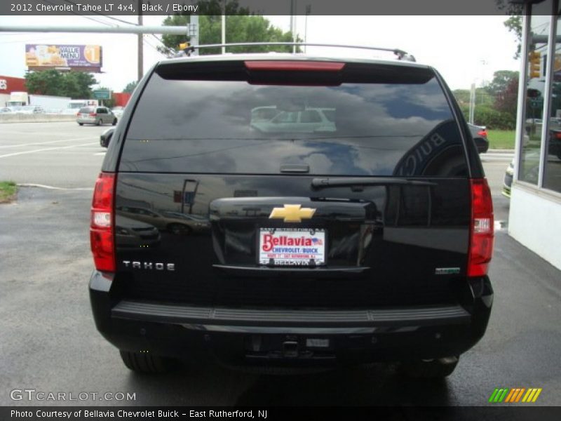 Black / Ebony 2012 Chevrolet Tahoe LT 4x4