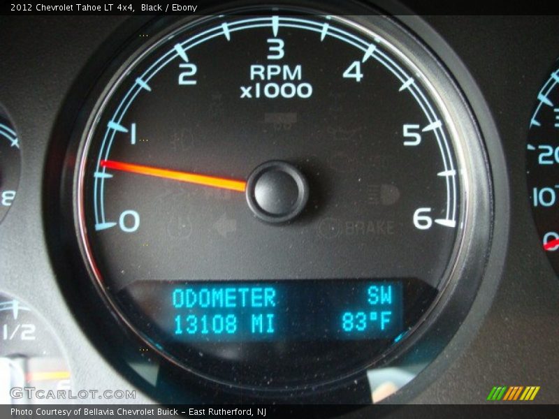 Black / Ebony 2012 Chevrolet Tahoe LT 4x4