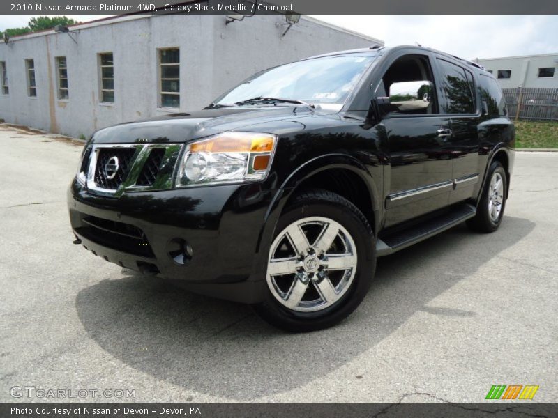 Galaxy Black Metallic / Charcoal 2010 Nissan Armada Platinum 4WD