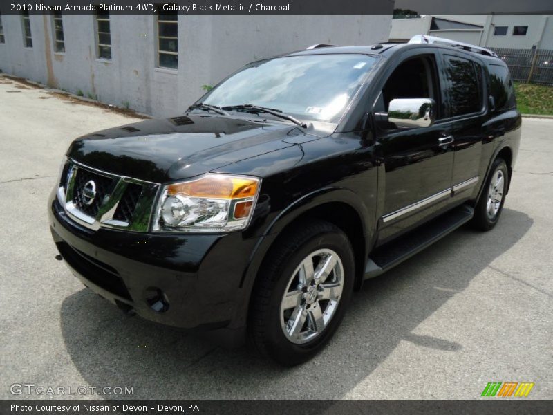 Galaxy Black Metallic / Charcoal 2010 Nissan Armada Platinum 4WD