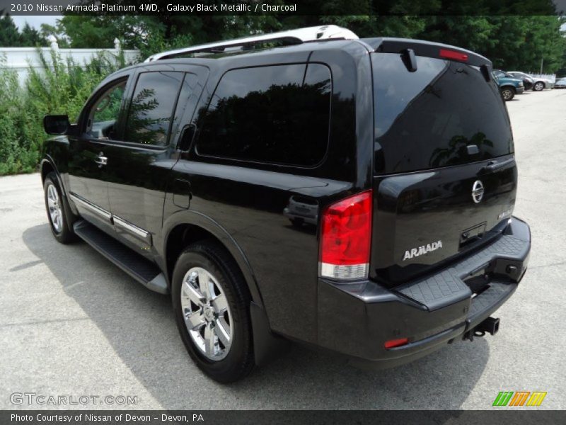 Galaxy Black Metallic / Charcoal 2010 Nissan Armada Platinum 4WD