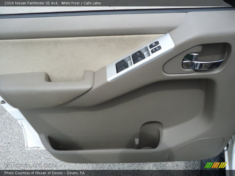 White Frost / Cafe Latte 2009 Nissan Pathfinder SE 4x4