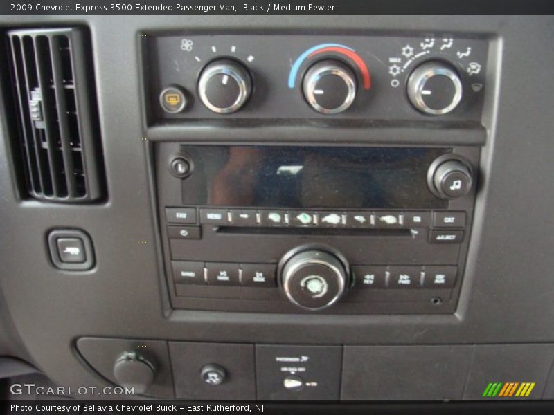 Black / Medium Pewter 2009 Chevrolet Express 3500 Extended Passenger Van