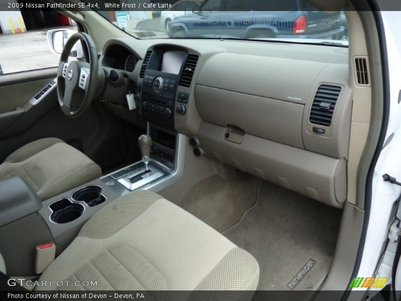 White Frost / Cafe Latte 2009 Nissan Pathfinder SE 4x4