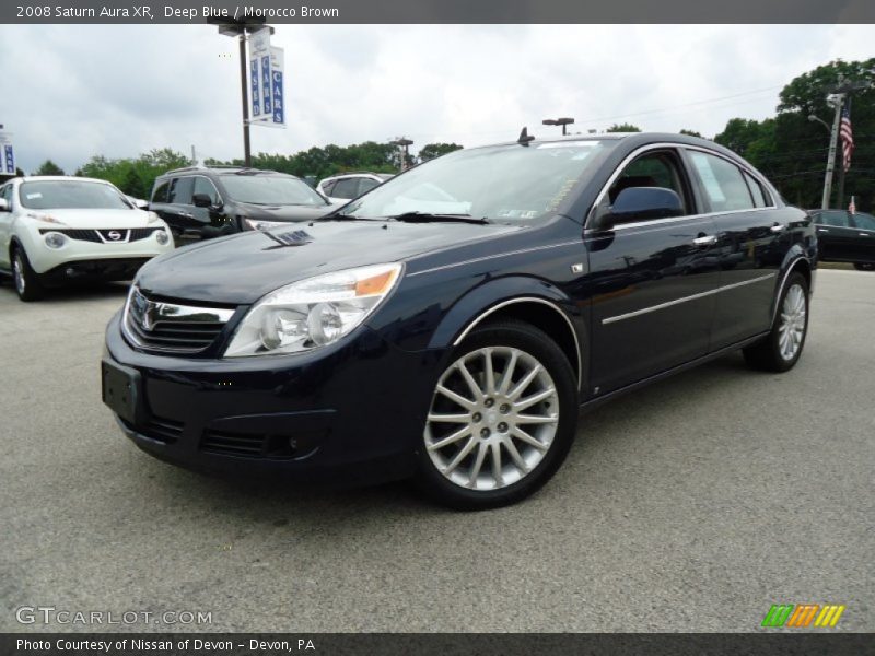Deep Blue / Morocco Brown 2008 Saturn Aura XR