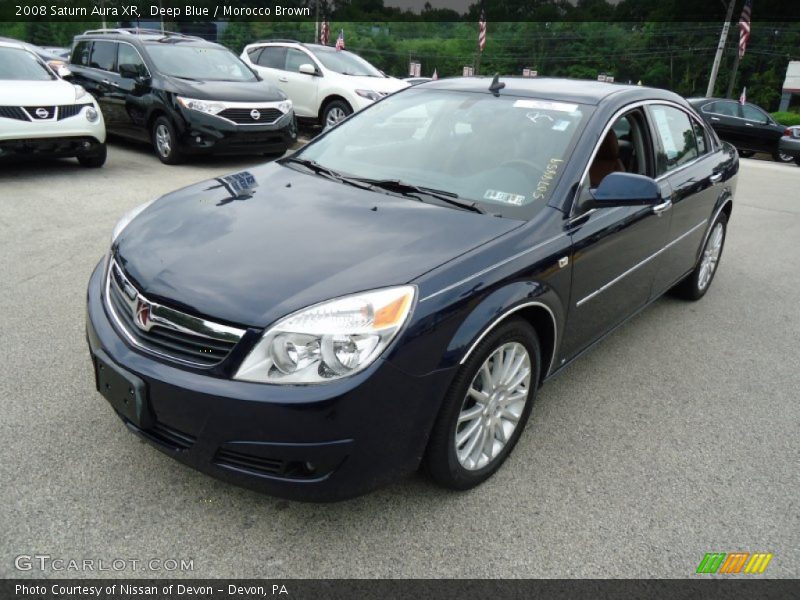 Deep Blue / Morocco Brown 2008 Saturn Aura XR