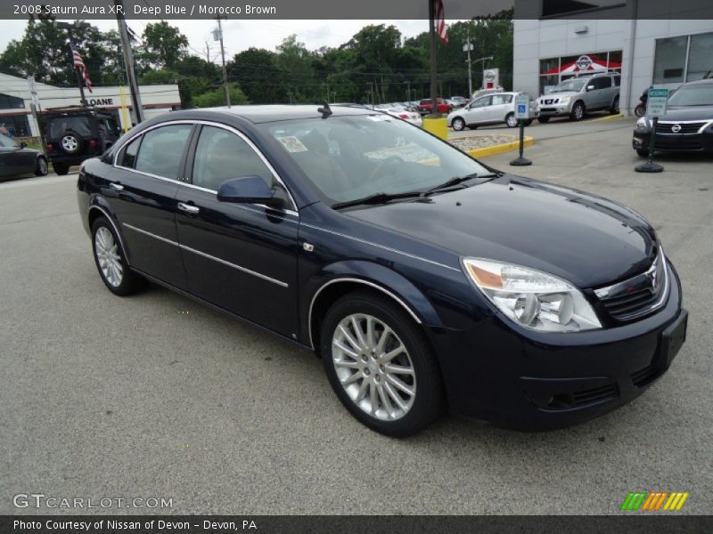 Deep Blue / Morocco Brown 2008 Saturn Aura XR