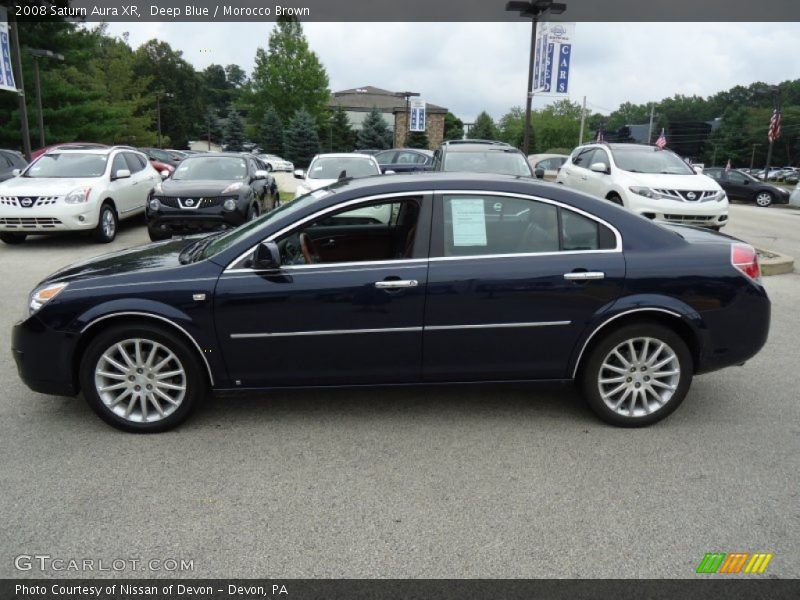 Deep Blue / Morocco Brown 2008 Saturn Aura XR