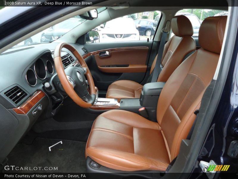 Deep Blue / Morocco Brown 2008 Saturn Aura XR