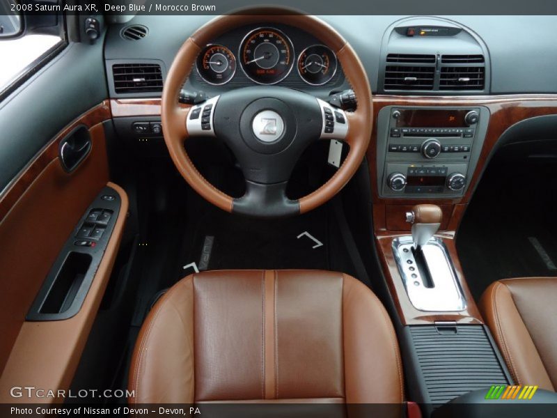 Deep Blue / Morocco Brown 2008 Saturn Aura XR