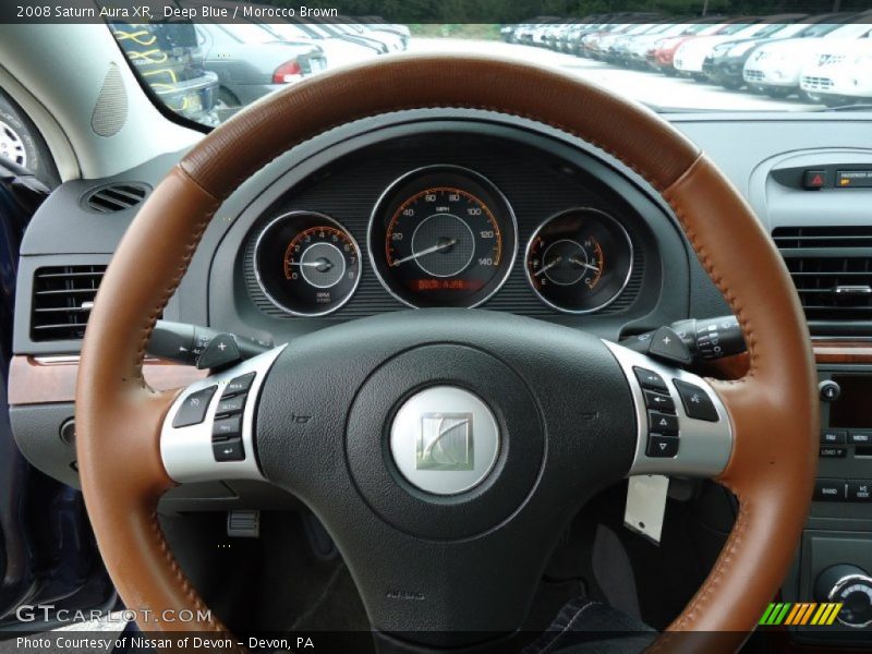 Deep Blue / Morocco Brown 2008 Saturn Aura XR