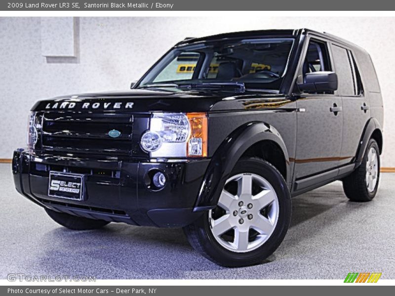 Santorini Black Metallic / Ebony 2009 Land Rover LR3 SE