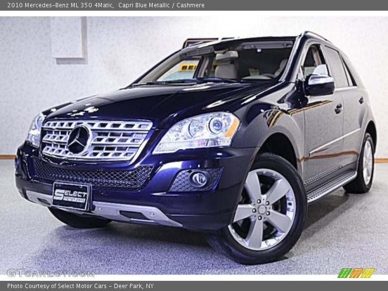 Capri Blue Metallic / Cashmere 2010 Mercedes-Benz ML 350 4Matic