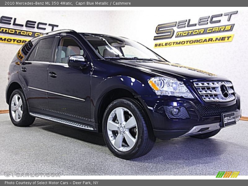 Capri Blue Metallic / Cashmere 2010 Mercedes-Benz ML 350 4Matic