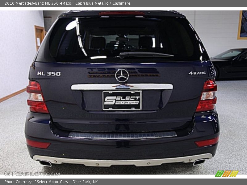 Capri Blue Metallic / Cashmere 2010 Mercedes-Benz ML 350 4Matic