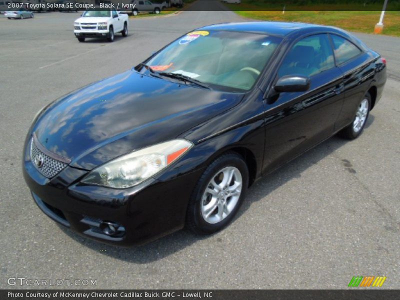 Black / Ivory 2007 Toyota Solara SE Coupe